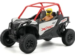 Can-Am Maverick Sport XRC 1000R Red and Gray with Driver Figure 1/32 Diecast Model by BRP Models