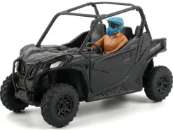 Can-Am Maverick Trail DPS 1000 Matt Black with Driver Figure 1/32 Diecast Model by BRP Models