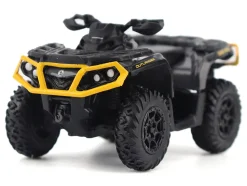 Can-Am Outlander XT-P 1000R ATV Iron Gray and Neo Yellow with Driver Figure 1/32 Diecast Model by BRP Models