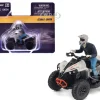 Can-Am Renegade X XC 1000R ATV Chalk Gray with Driver Figure 1/32 Diecast Model by BRP Models