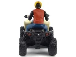 Can-Am Renegade X XC 1000R ATV Desert Tan with Driver Figure 1/32 Diecast Model by BRP Models