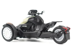 Can-Am Ryker Rally 3-Wheel Motorcycle Sand Storm and Black 1/32 Diecast Model by BRP Models
