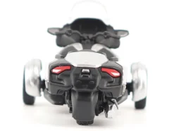 Can-Am Spyder RT 3-Wheel Motorcycle Hyper Silver Metallic with Driver Figure 1/32 Diecast Model by BRP Models