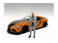 Car Meet 3 Figure 6 1/18 Scale Models American Diorama AD76331