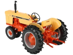 Case 430 Narrow Front Tractor Yellow with Orange Frame