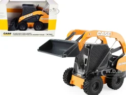 Case SV340B Skid Steer Loader Orange Dark Gray Case Construction Series 1/16 Diecast Model ERTL TOMY 44197