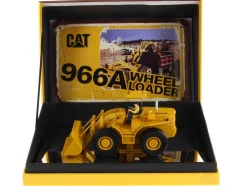 CAT Caterpillar 966A Wheel Loader Yellow Operator Vintage Series 1/50 Diecast Model Diecast Masters 85579