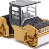 CAT Caterpillar CB 13 Tandem Vibratory Roller with Cab Yellow and Black 1/64 Diecast Model Diecast Masters 84641CS