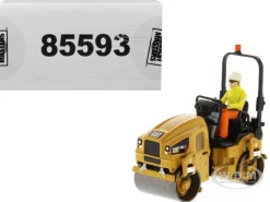 CAT Caterpillar CB-2.7 Utility Compactor with Operator High Line Series 1/50 Diecast Model Diecast Masters 85593