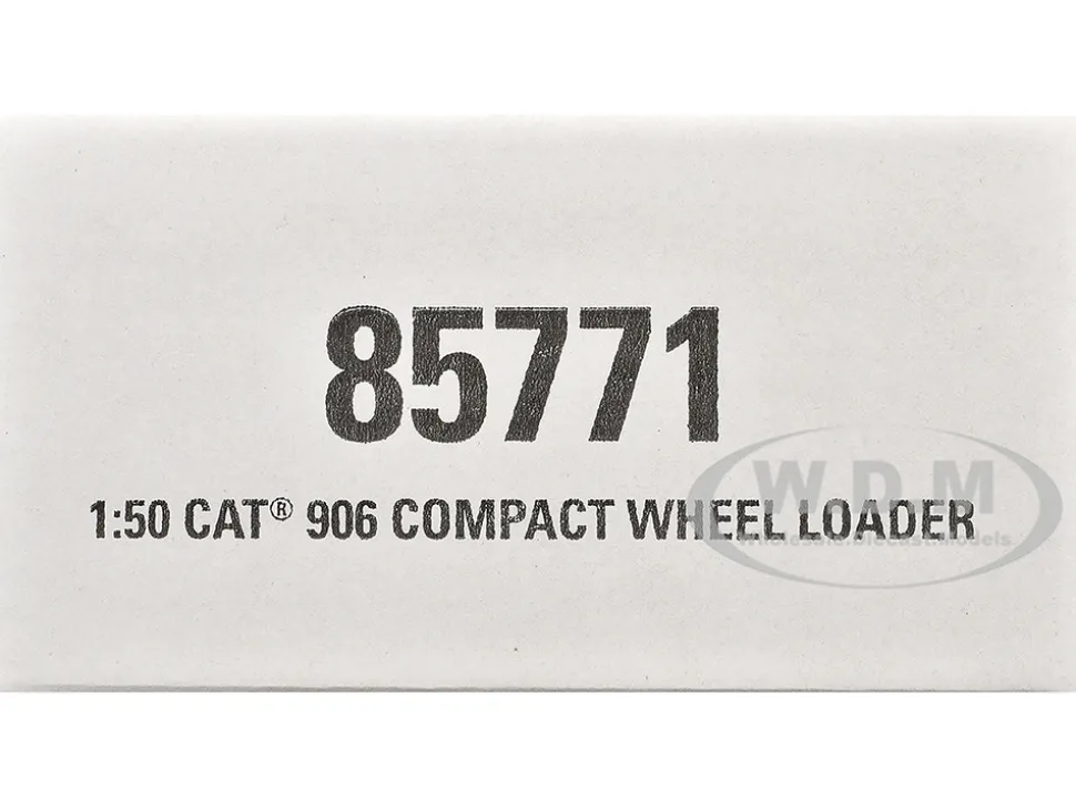 CAT Caterpillar 906 Compact Wheel Loader Yellow with Operator "High Line Series" 1/50 Diecast Model by Diecast Masters