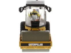 CAT Caterpillar CS56 Smooth Drum Vibratory Soil Compactor Operator High Line Series 1/87 HO Scale Diecast Model Diecast Masters 85246
