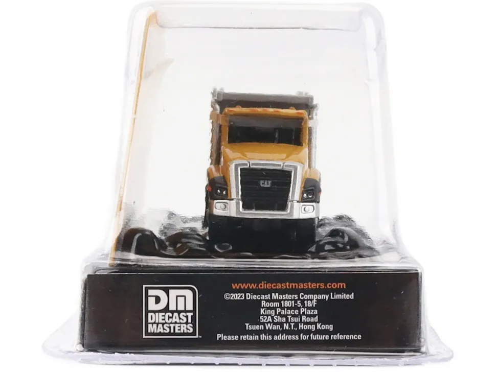 CAT Caterpillar CT660 Dump Truck Yellow "Micro-Constructor" Series Diecast Model by Diecast Masters