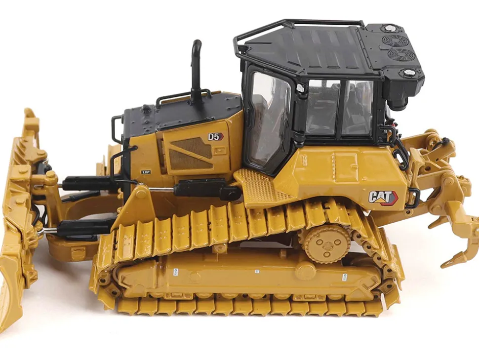 CAT Caterpillar D5 LGP Track-Type Dozer Yellow "High Line" Series 1/50 Diecast Model by Diecast Masters