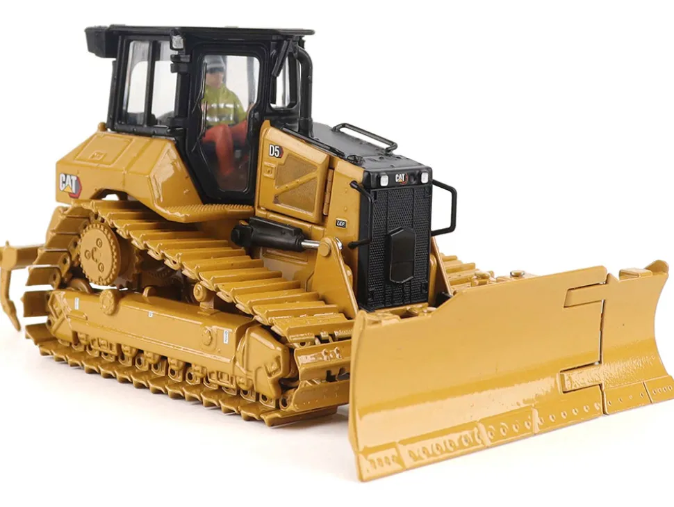 CAT Caterpillar D5 LGP Track-Type Dozer Yellow "High Line" Series 1/50 Diecast Model by Diecast Masters