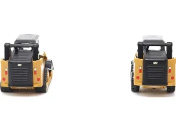 CAT Caterpillar 272D2 Skid Steer Loader Yellow and CAT Caterpillar 297D2 Compact Track Loader Yellow Set of 2 pieces 1/64 Diecast Models Diecast Masters 84647CS