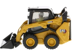 CAT Caterpillar 242D3 Wheeled Skid Steer Loader Work Tools Operator Yellow High Line Series 1/50 Diecast Model Diecast Masters 85676