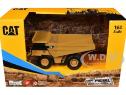 CAT Caterpillar 775E Off-Highway Dump Truck Yellow 1/64 Diecast Model by Diecast Masters