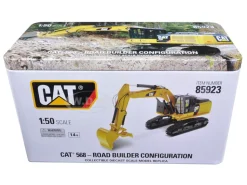 CAT Caterpillar 568 GF Road Builder with Operator High Line Series 1/50 Diecast Model Diecast Masters 85923
