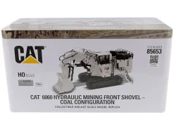 CAT Caterpillar 6060 Hydraulic Mining Front Shovel Coal Configuration White High Line Series 1/87 HO Diecast Model Diecast Masters 85653