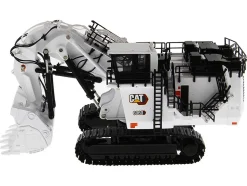 CAT Caterpillar 6060 Hydraulic Mining Front Shovel Coal Configuration White High Line Series 1/87 HO Diecast Model Diecast Masters 85653
