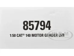 CAT Caterpillar 140 LVR Motor Grader Yellow with Black Top 
