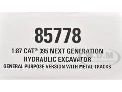 CAT Caterpillar 395 Next-Generation Hydraulic Excavator (Mass Excavator Version) Yellow with Additional Tools 