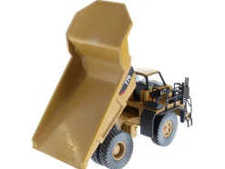 CAT Caterpillar 770 Off Highway Truck Yellow Weathered with Operator Weathered Series 1/50 Diecast Model Diecast Masters 85756