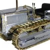 CAT Caterpillar Twenty Tractor "100th Anniversary" Chrome and Gold "Centennial Series" 1/16 Diecast Model by Diecast Masters