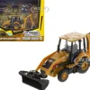 CAT Caterpillar 420 XE Backhoe Loader with Work Tools Yellow 1/64 Diecast Model Diecast Masters 85765