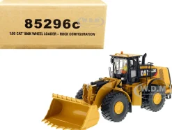 Caterpillar 980K Wheel Loader Rock Configuration with Operator High Line Series 1/50 Model by Diecast Masters 85296
