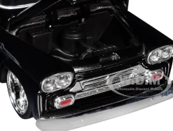 1958 Chevrolet Apache Fleetside Pickup Black 