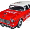 1955 Chevrolet Bel Air Nomad Red White Top Coca-Cola 1/24 Diecast Model Car Motor City Classics 424057