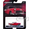 1955 Chevrolet Bel Air Red and White "Collection" Series 1/64 Diecast Model Car by Majorette