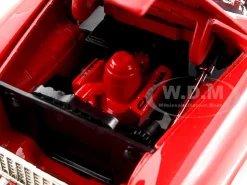 1955 Chevrolet Bel Air Red 1/24 Diecast Model Car Motormax 73229