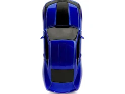 2010 Chevrolet Camaro Candy Blue with Black Hood Bigtime Muscle Series 1/24 Diecast Model Car Jada 34209