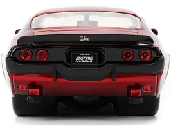 1971 Chevrolet Camaro #71 Red Metallic with Black Stripes "Bigtime Muscle" Series 1/24 Diecast Model Car by Jada