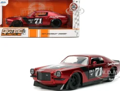 1971 Chevrolet Camaro #71 Red Metallic with Black Stripes 