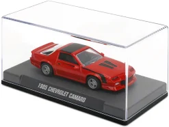 1985 Chevrolet Camaro Red with Black Top and Stripes 