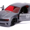 2010 Chevrolet Camaro Silver War Machine Avengers Marvel Series 1/32 Diecast Model Car Jada 31844