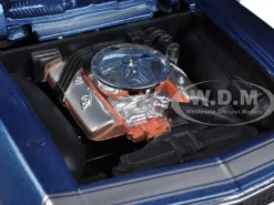 1967 Chevrolet Camaro SS Convertible Blue 1/24 Diecast Car Model Motormax 73301