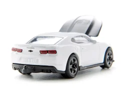 Chevrolet Camaro White with Black Hood Diecast Model Car Siku 1538