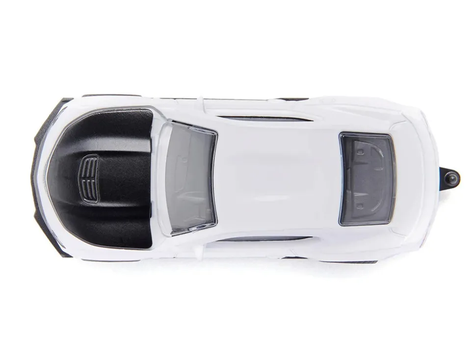 Chevrolet Camaro White with Black Hood Diecast Model Car Siku 1538