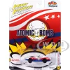 1969 Chevrolet Corvette "Atomic Bomb" White with Red and Blue Graphics "Stuntman Mike's Ride Along Racing" "Pop Culture" 2025 Release 1 1/64 Diecast Model Car by Johnny Lightning