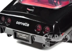 1979 Chevrolet Corvette Black 1/24 Diecast Car Model Motormax 73244