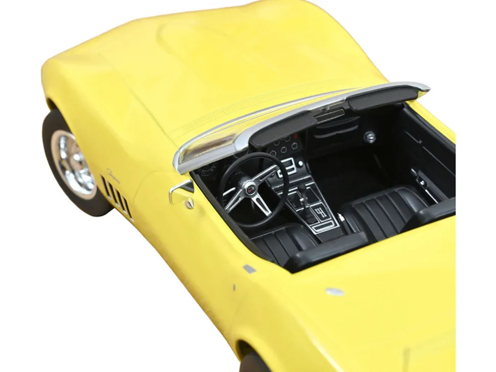 1969 Chevrolet Corvette Cabriolet Daytona Yellow 1/18 Diecast Model Car by Norev