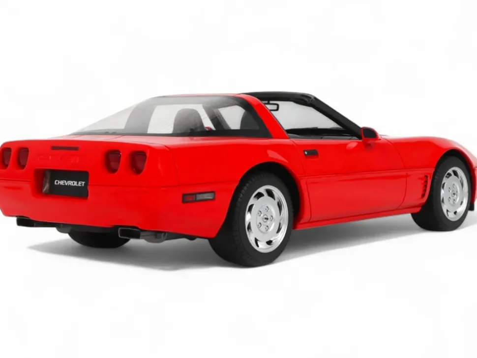 1995 Chevrolet Corvette C4 Convertible Torch Red 1/18 Model Car by GT Spirit