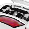 1997 Chevrolet Corvette C5 Coupe White with Red Interior "Timeless Legends" Series 1/24 Diecast Model Car by Motormax