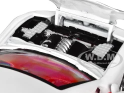 1997 Chevrolet Corvette C5 Coupe White with Red Interior "Timeless Legends" Series 1/24 Diecast Model Car by Motormax