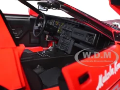1988 Chevrolet Corvette C4 #1 Malcolm Konner "Corvette Challenge Race Car" Red with Black Top 1/18 Diecast Model Car by Greenlight