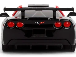 2005 Chevrolet Corvette C6R #16 White with Black and Red Graphics 